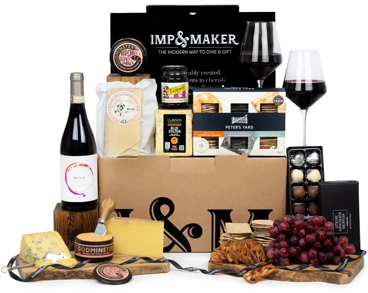 Luxury Wine and Cheese Board Experience Hamper - IMP & MAKERIMP & MAKERVAL13