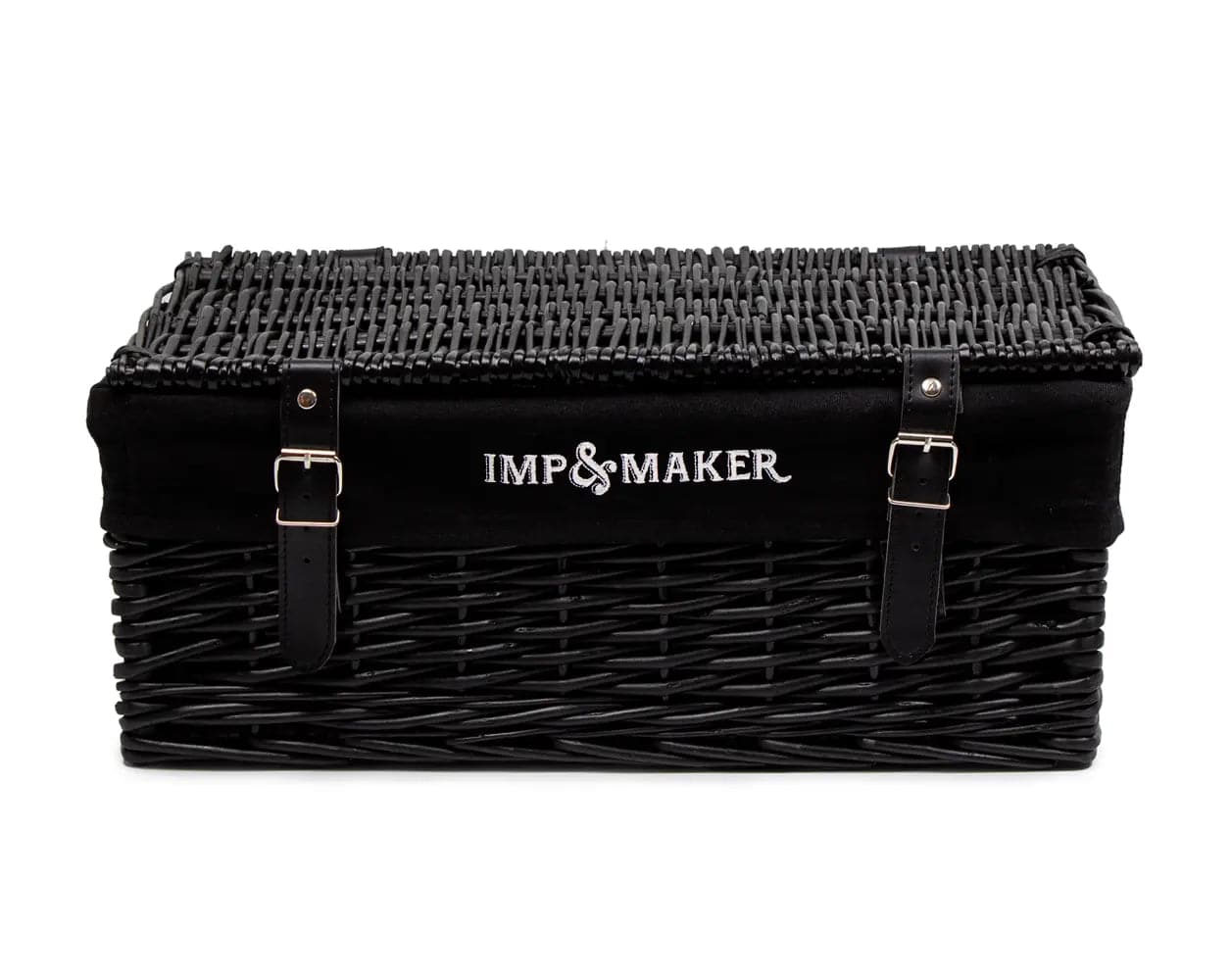 Medium Black Wicker Basket - IMP & MAKER