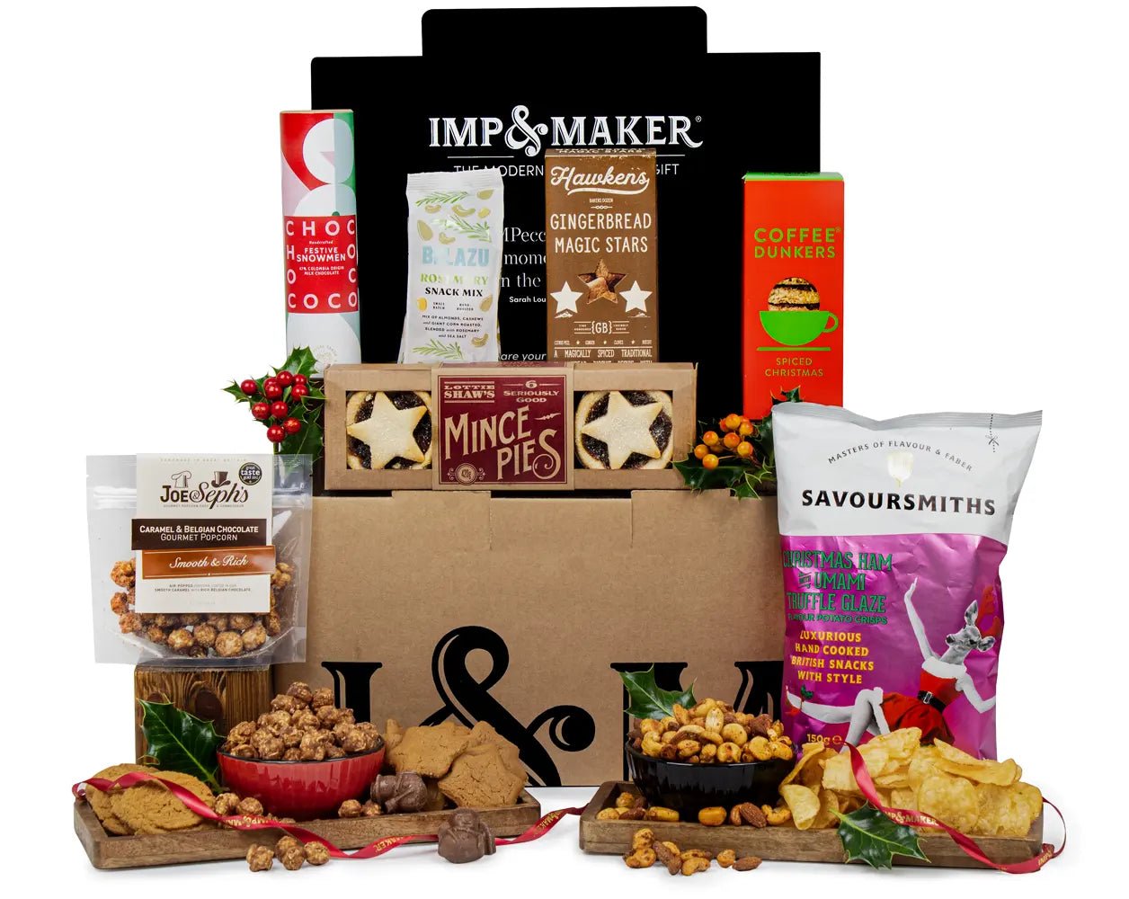 Naughty But Nice Snacks & Treats Christmas Hamper - IMP & MAKERIMP & MAKERXMAS24 - 14