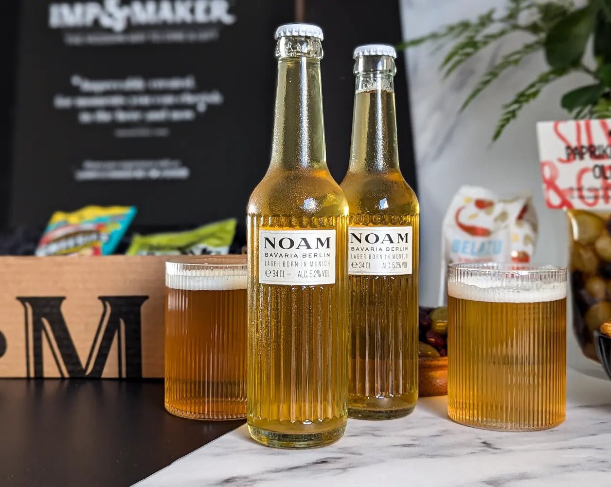 Noam Beer 34cl 5.2% ABV - IMP & MAKERNoamIMP140IMP & MAKERBeer & Nibbles Gift Set - IMP & MAKERIMP & MAKERIMP060