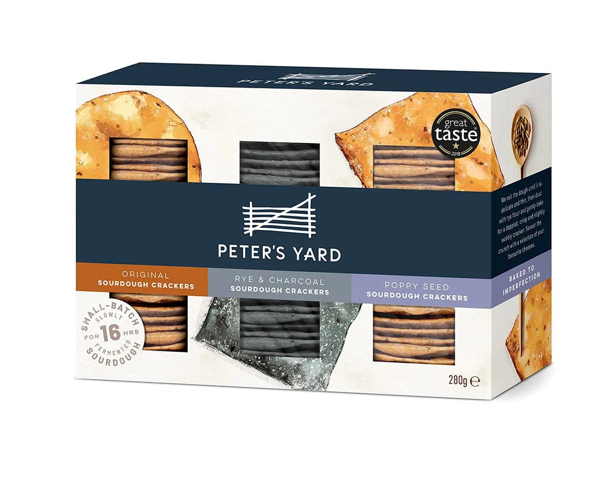 Peter's Yard Sourdough Cracker Selection 270g - IMP & MAKER