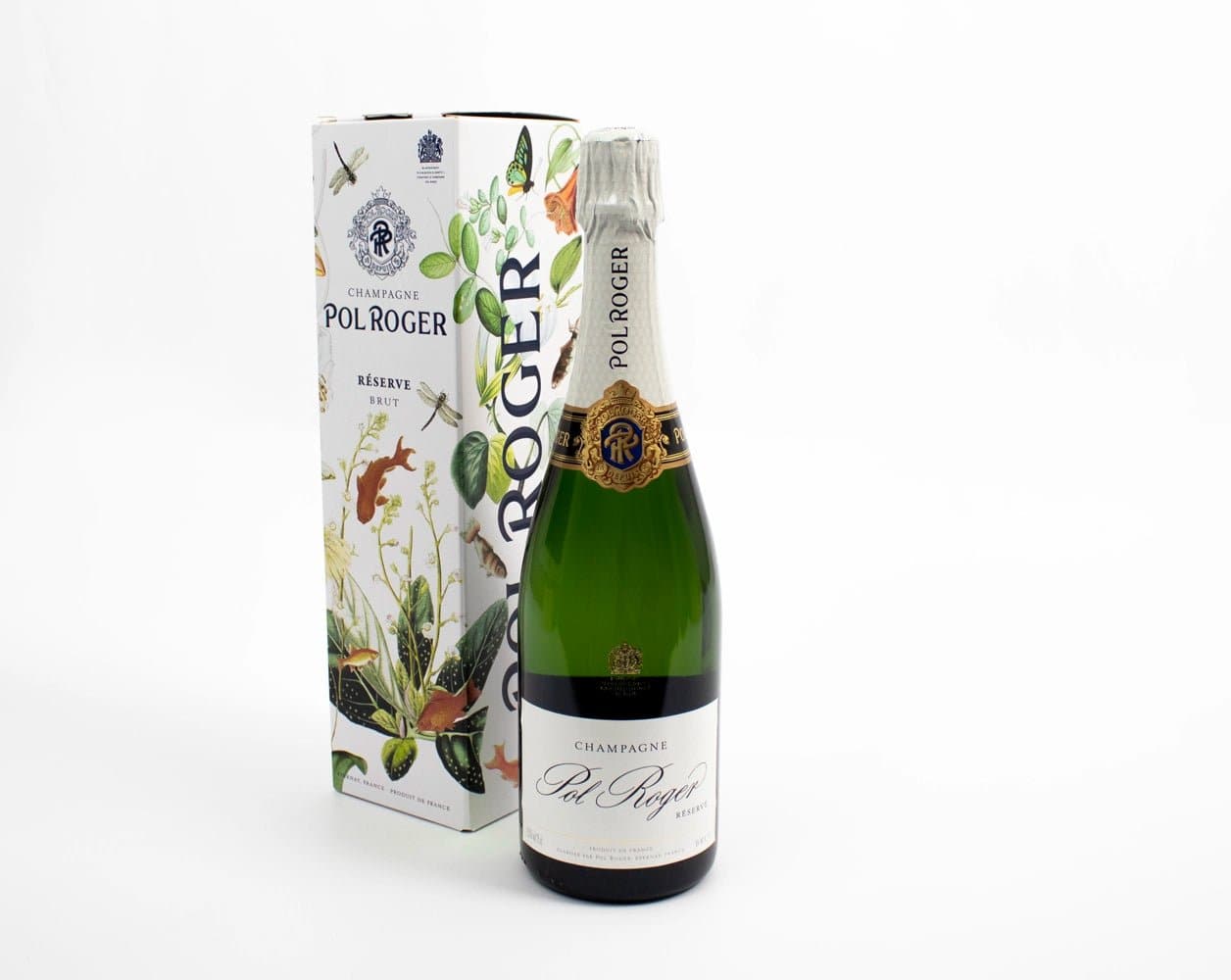 Pol Roger Brut Réserve NV Champagne Gift Box 75cl 12.5% ABV - IMP & MAKER