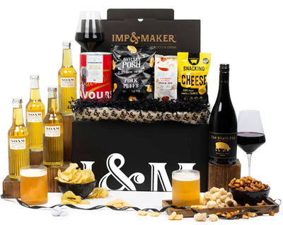 Red Wine & Beer Posh Pub In A Box Gift Hamper