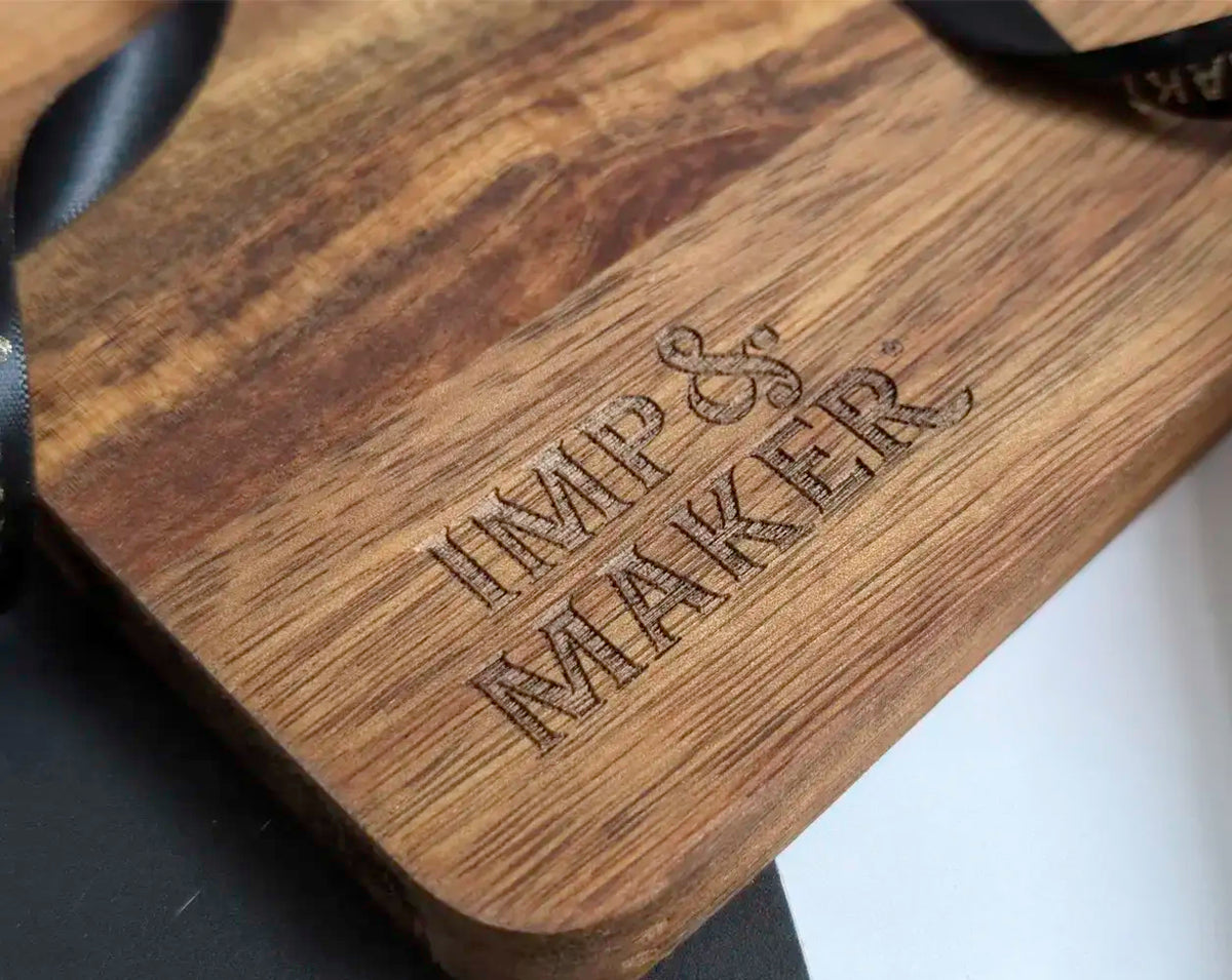 Premium Acacia Wood Serving Board | IMP & MAKER