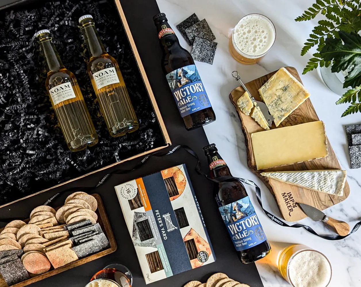 Premium Beer, Craft Ale & Artisan Cheese Board Hamper - IMP & MAKERIMP & MAKERIMP233