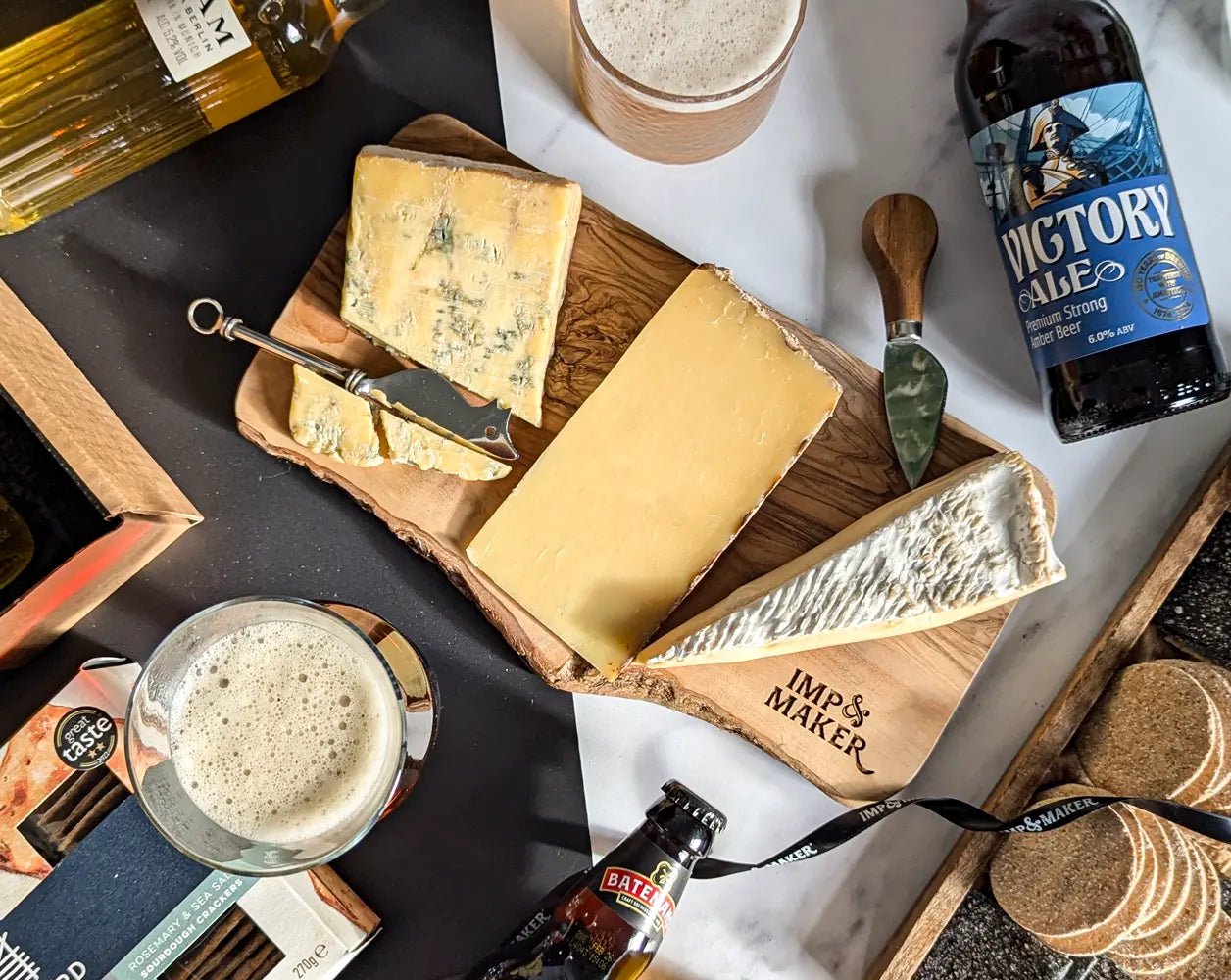 Premium Beer, Craft Ale & Artisan Cheese Board Hamper - IMP & MAKERIMP & MAKERIMP233