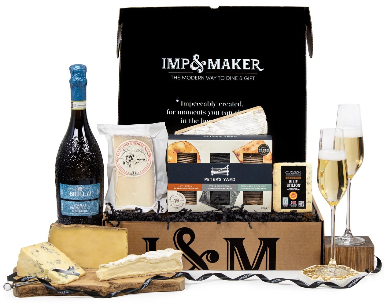 Premium Prosecco & Cheese Board Gift Hamper - IMP & MAKERIMP & MAKERIMP193IMP & MAKERPremium Prosecco & Cheese Board Gift Hamper