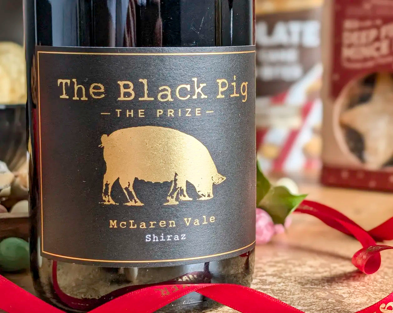 Red Wine & Festive Treats Gift Hamper | IMP & MAKER