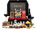 Christmas Red Wine & Festive Treats Gift Hamper | IMP & MAKER