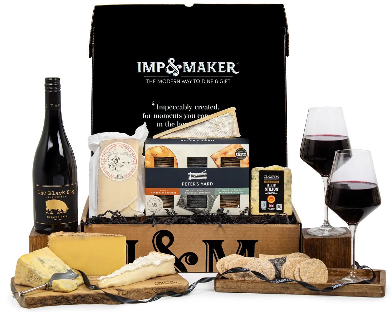 Red Wine & Cheese Gift Hamper - IMP & MAKERIMP & MAKERIMP184