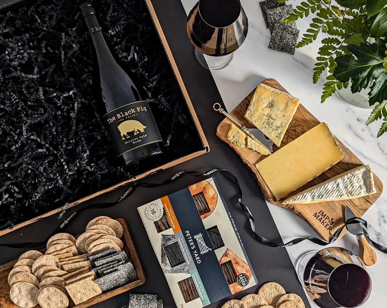 Red Wine & Cheese Gift Hamper - IMP & MAKERIMP & MAKERIMP184