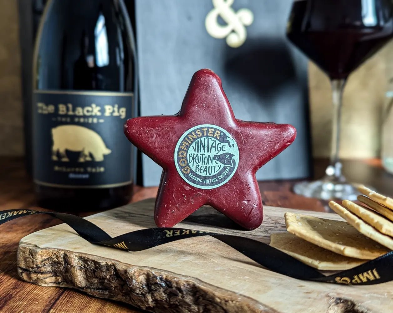 Red Wine & Christmas Cheese, Crackers in Wooden Box - IMP & MAKERIMP & MAKERXMAS24 - 43