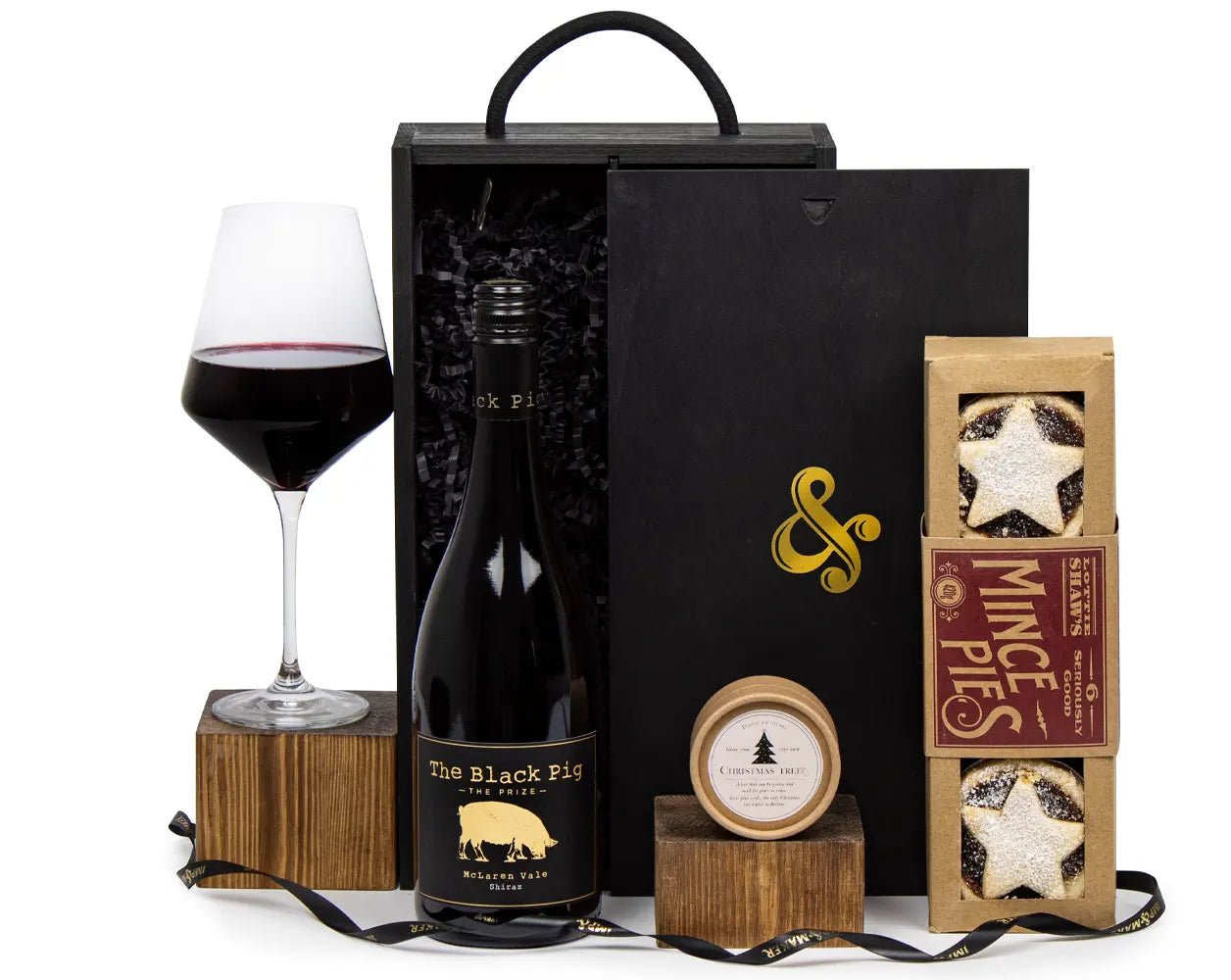 Red Wine & Mince Pies in Christmas Wooden Box - IMP & MAKERIMP & MAKERXMAS24 - 41