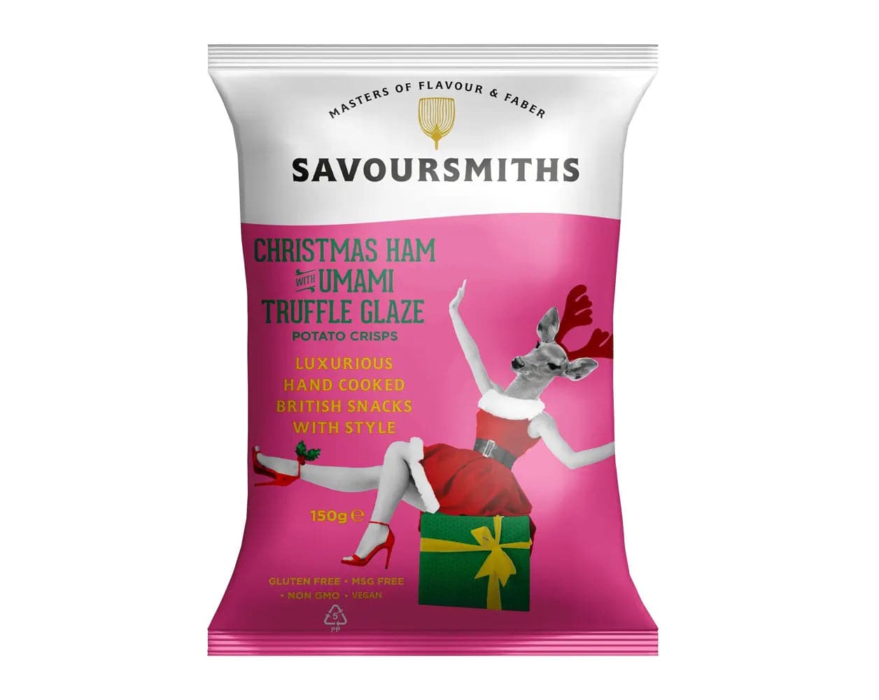 Savoursmiths Christmas Ham With Umami Truffle Glaze 150g - IMP & MAKERSavoursmithsSSCH2IMP & MAKERSavoursmiths Christmas Ham With Umami Truffle Glaze 150g - IMP & MAKER