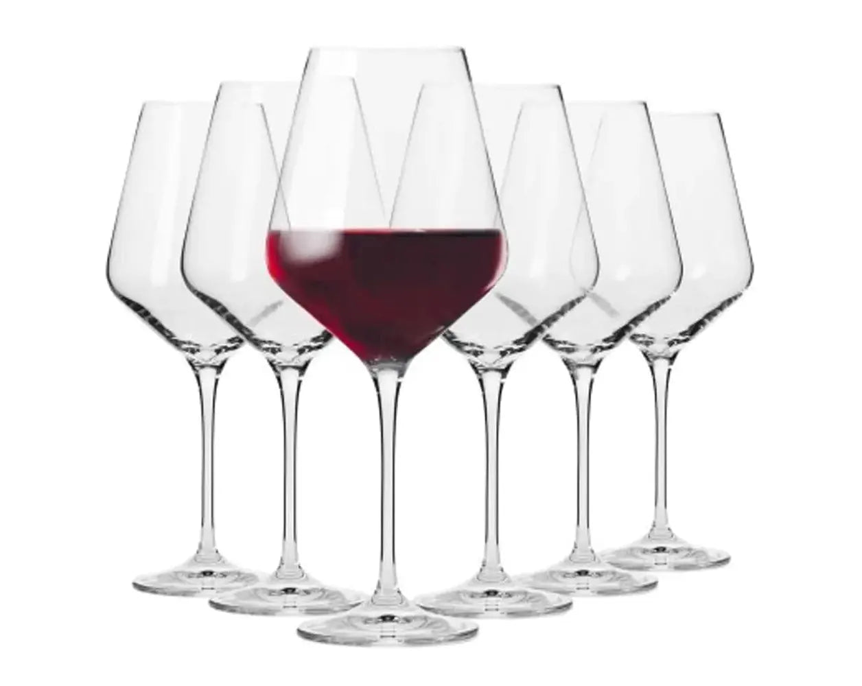 Set of Six Luxury Large Red Wine Glasses - IMP & MAKER