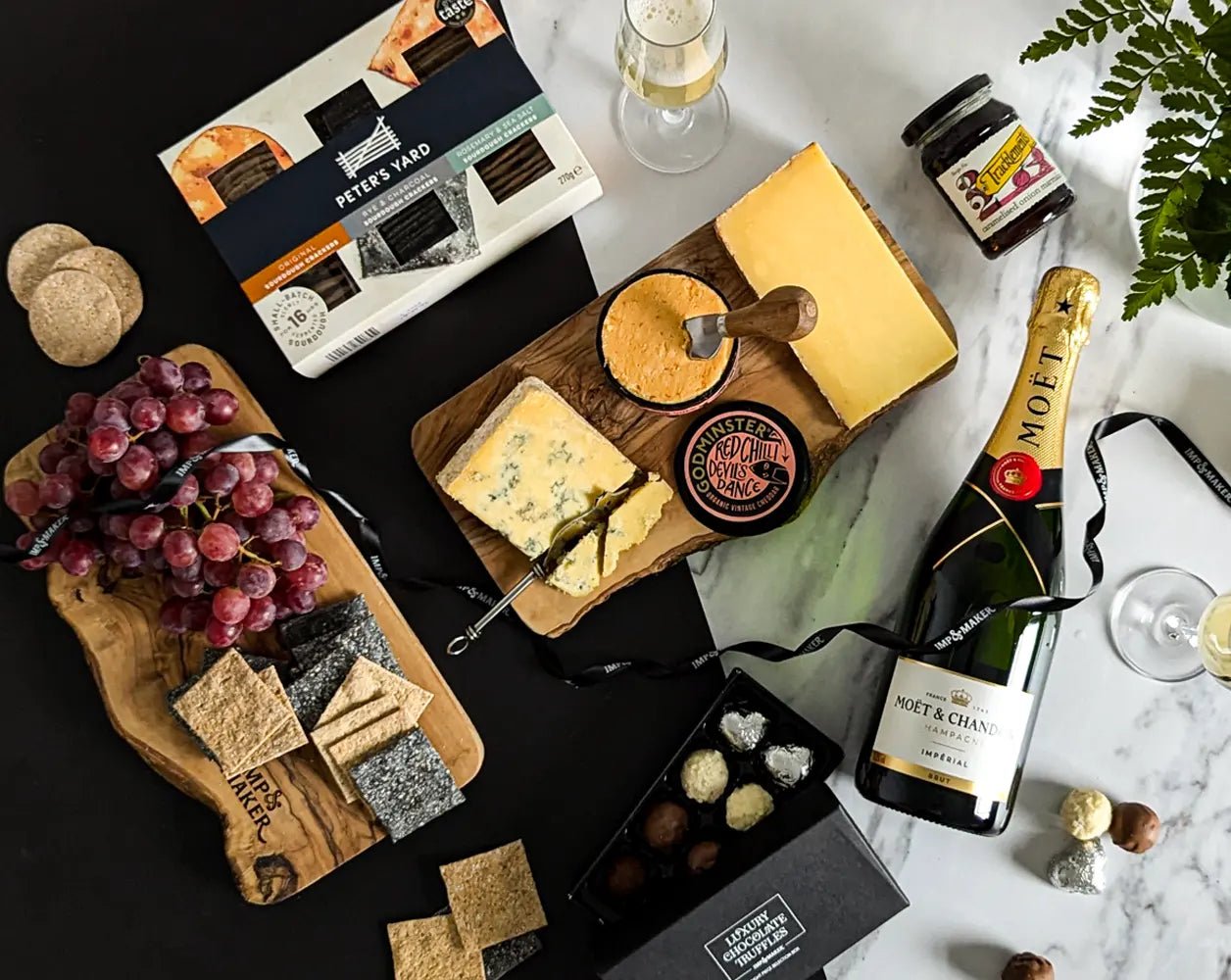 Signature Champagne, Cheese Board & Chocolates Gift Hamper - IMP & MAKERIMP & MAKERVAL15