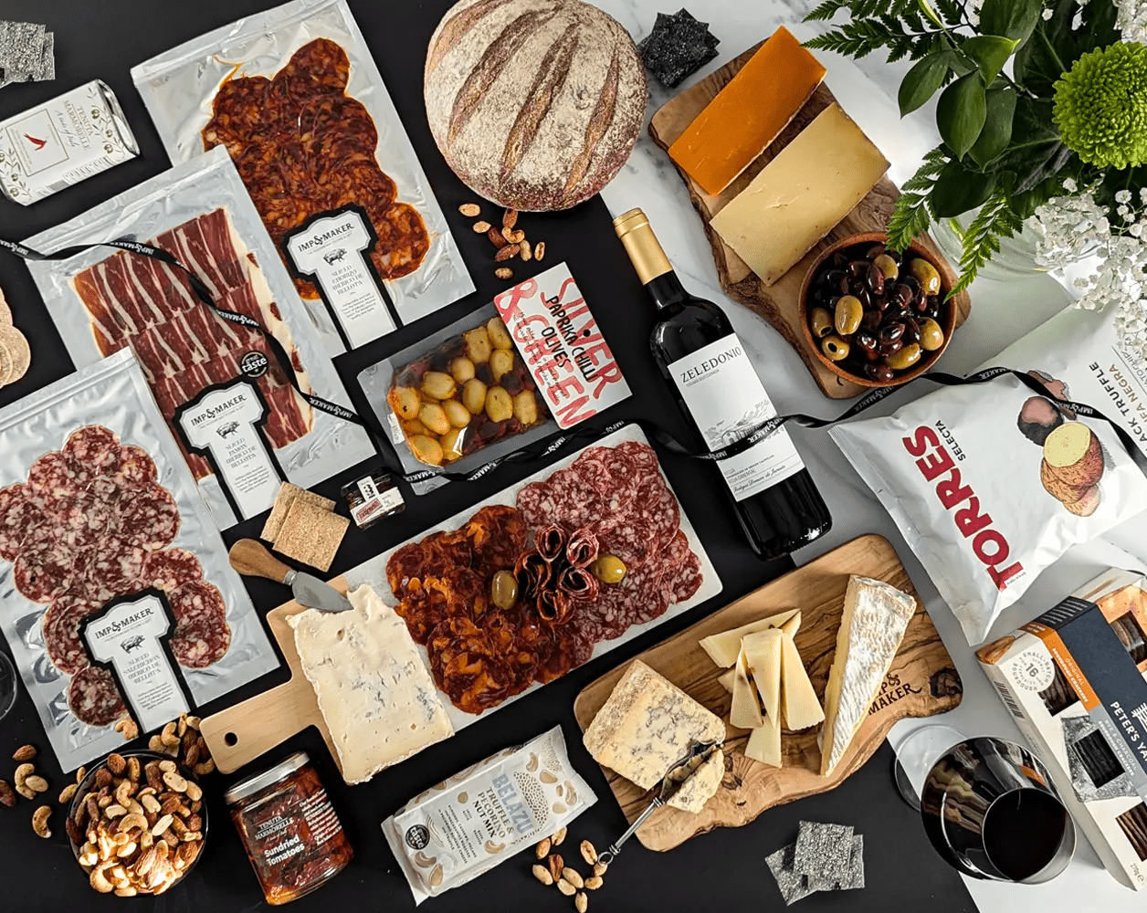 Signature Charcuterie, Cheese & Wine Experience Hamper - IMP & MAKERIMP & MAKERIMP017