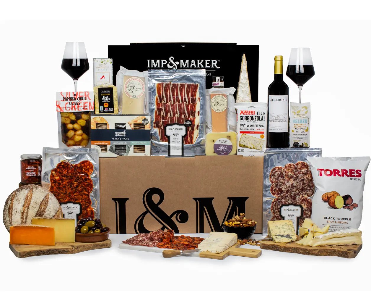 Signature Charcuterie, Cheese & Wine Experience Hamper - IMP & MAKERIMP & MAKERIMP017