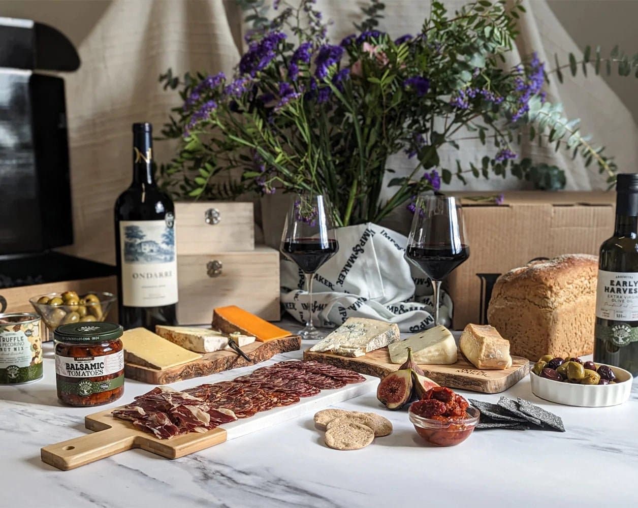 Signature Charcuterie, Cheese & Wine Hamper - IMP & MAKER