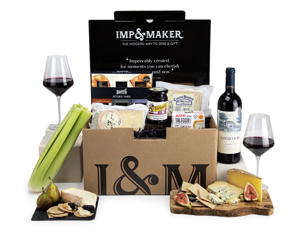 Signature Cheese & Wine Hamper - IMP & MAKER