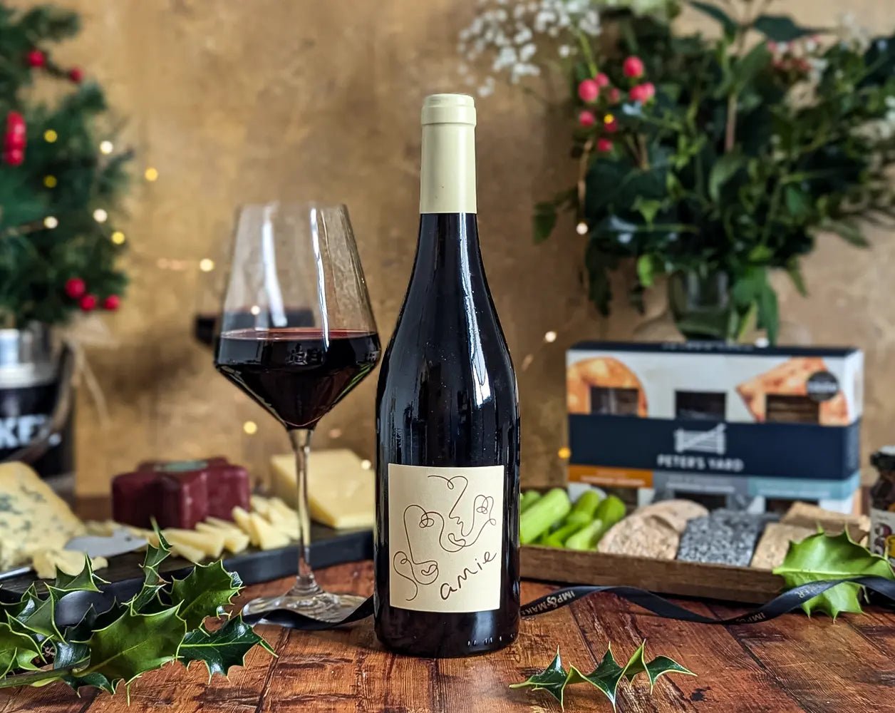 Signature Christmas Cheese & Amie Wine Gift Hamper - IMP & MAKER