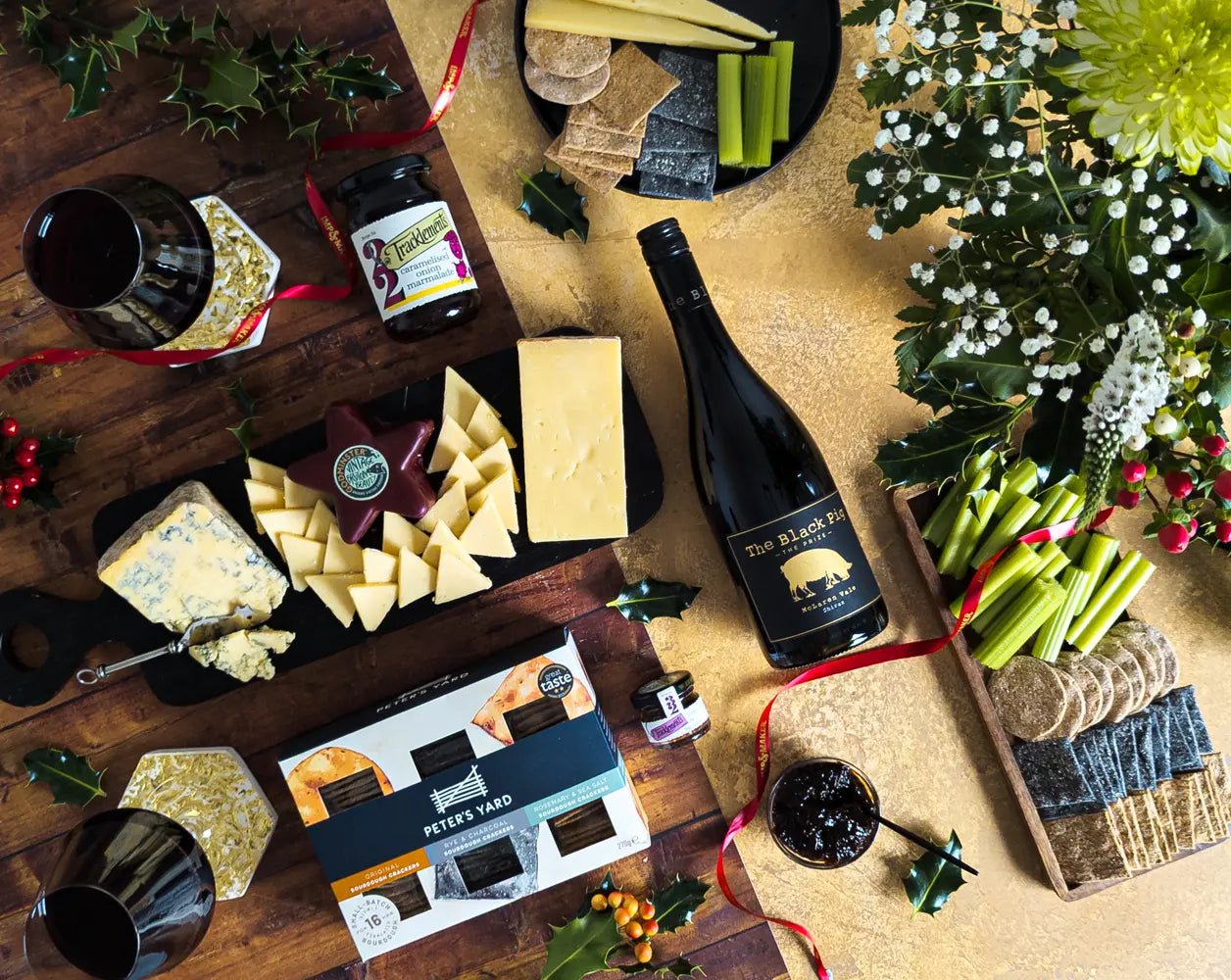 Signature Christmas Cheese & Shiraz Gift Hamper - IMP & MAKER