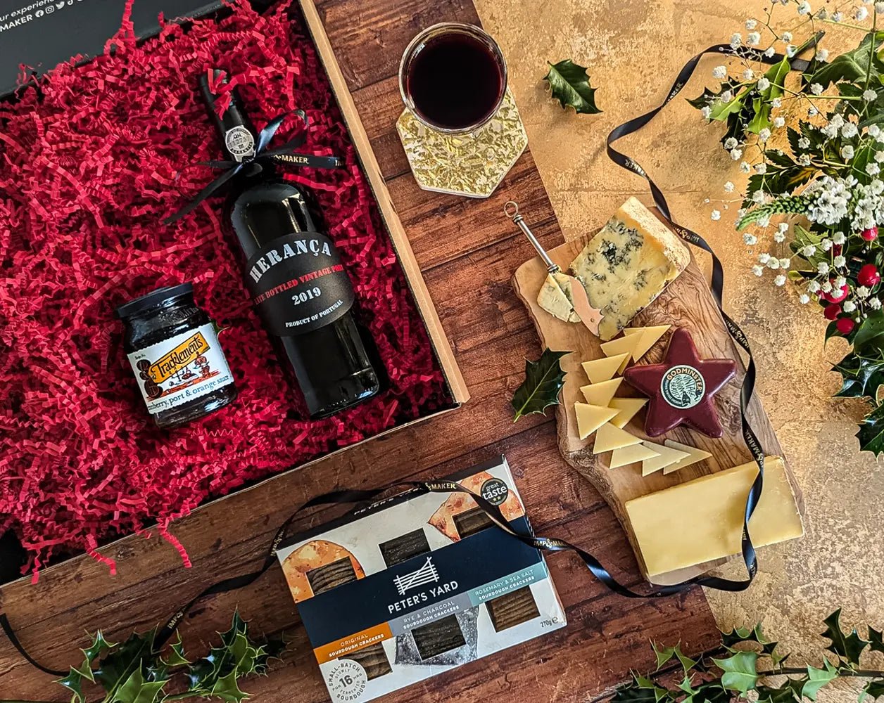 Signature Christmas Port & Cheese Gift Hamper - IMP & MAKER