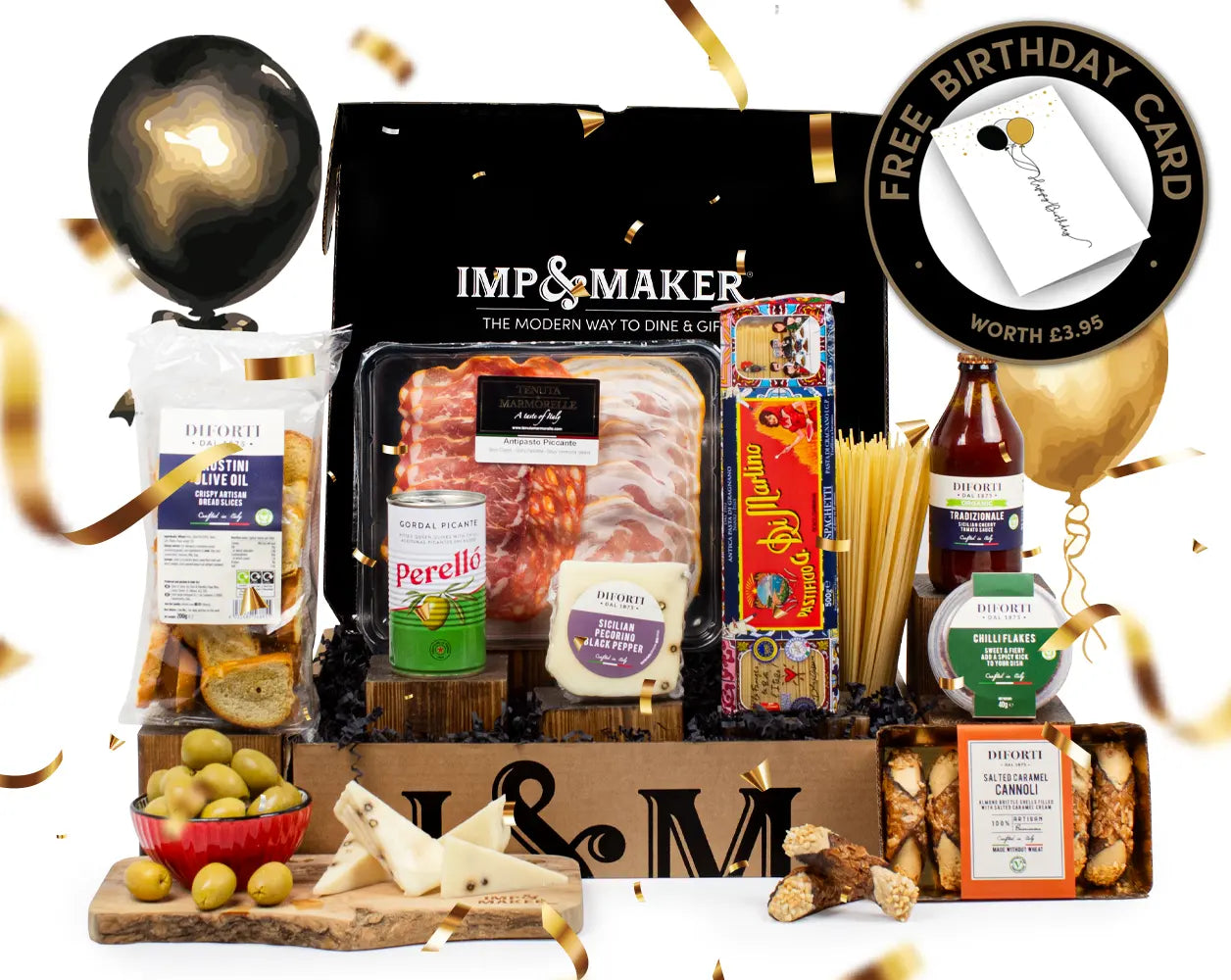Birthday Italian Food Lovers Hamper - IMP & MAKER