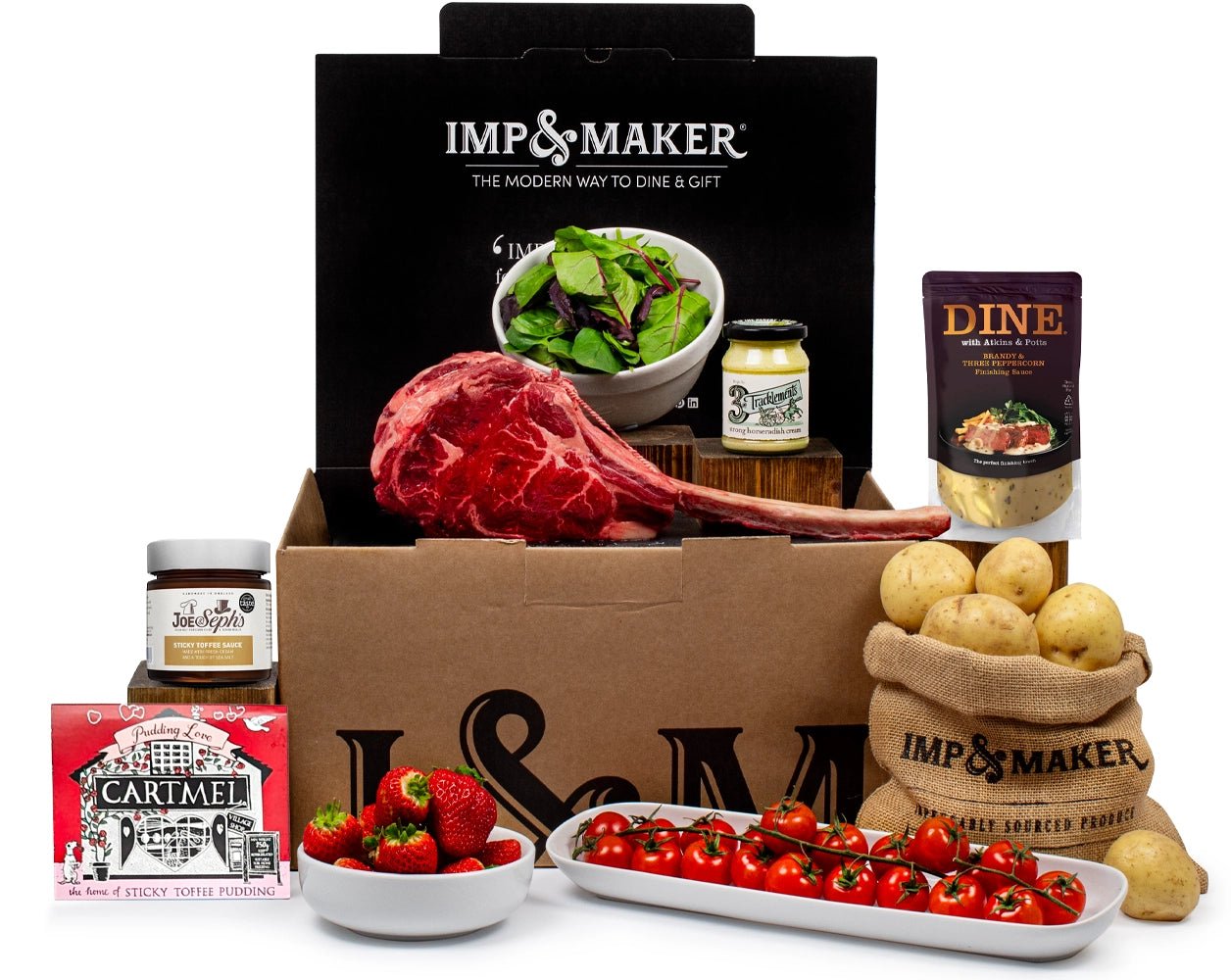 Signature Tomahawk Steak Sharing Experience Dine In Hamper - IMP & MAKERIMP & MAKERIMP004IMP & MAKERSignature Tomahawk Steak Hamper - IMP & MAKER