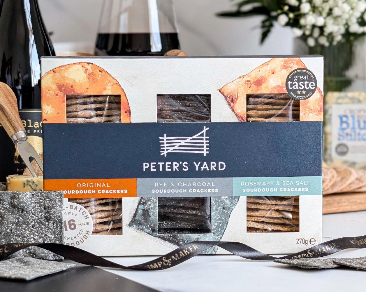 The Black Pig Red Wine & Artisan Cheese Gift Hamper | IMP & MAKER