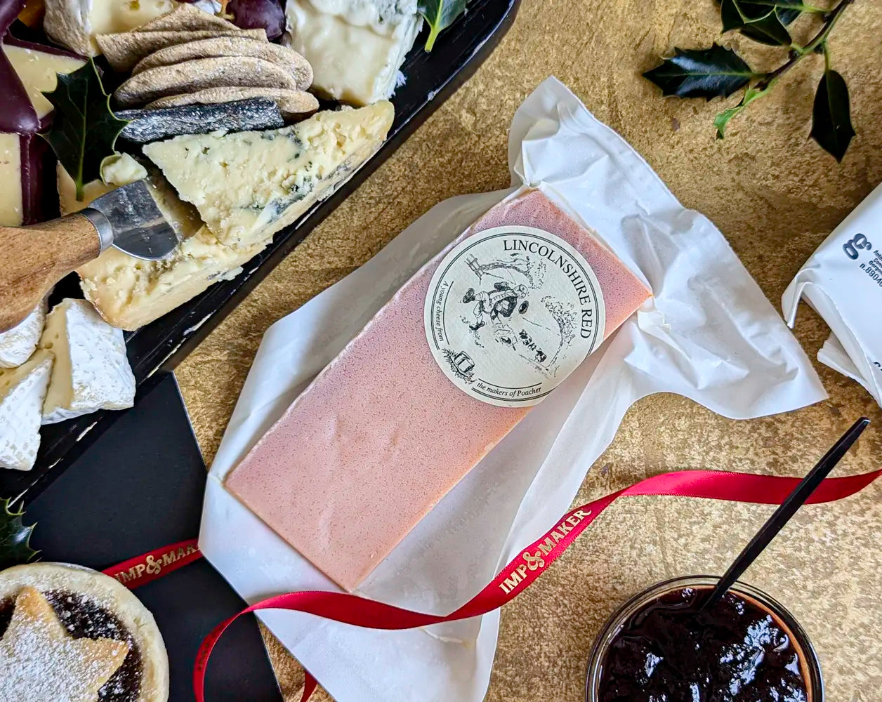 The Perfect Christmas Pairing Cheese and Wine Hamper | IMP & MAKER