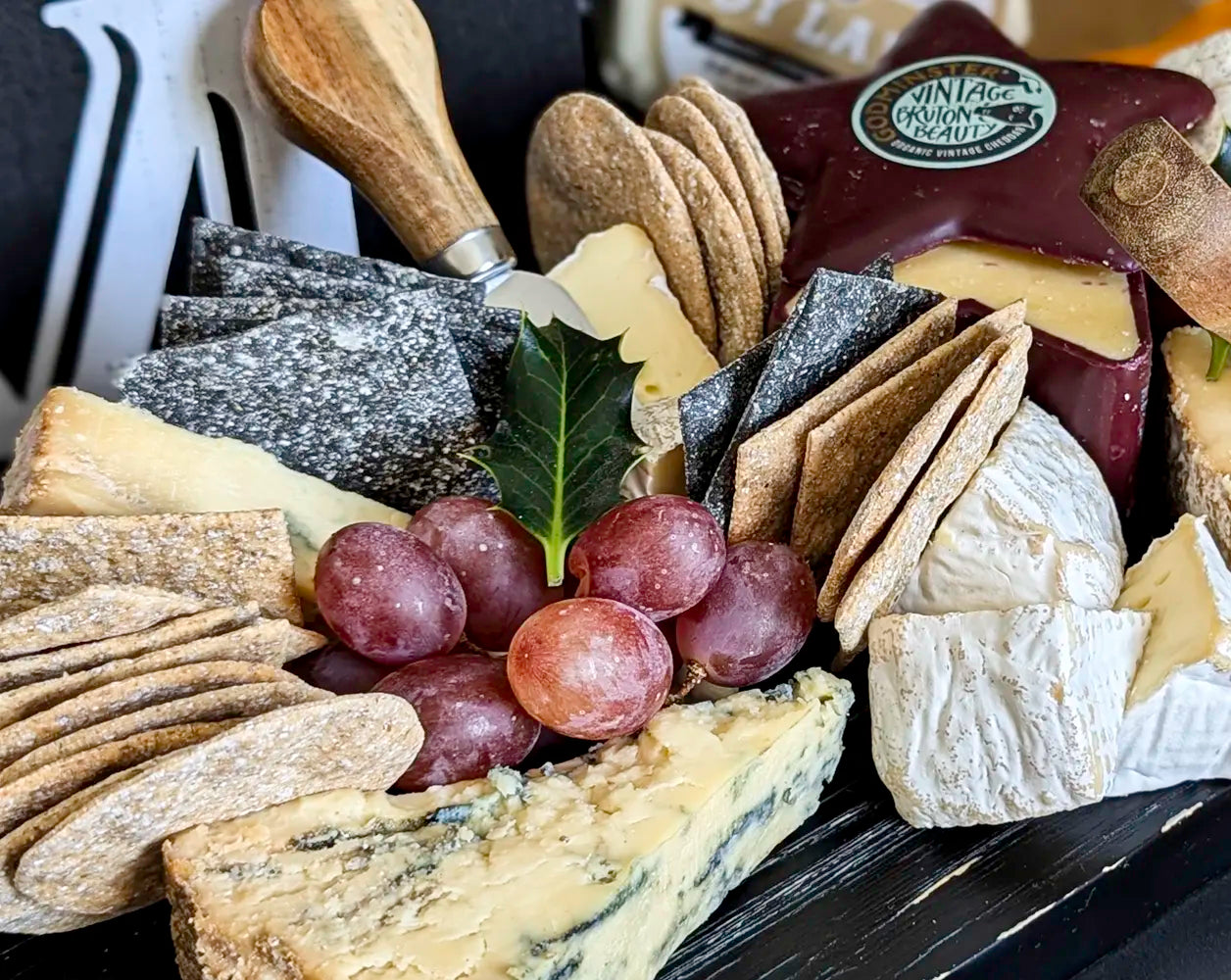 The Perfect Christmas Pairing Cheese and Wine Hamper | IMP & MAKER