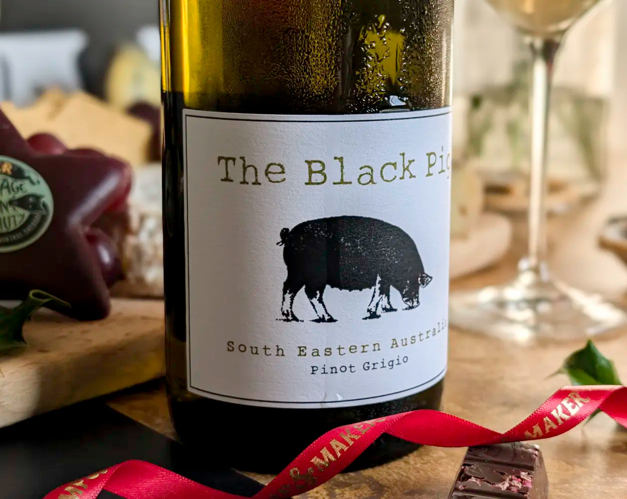 The Perfect Christmas Pairing Cheese and Wine Hamper | IMP & MAKER
