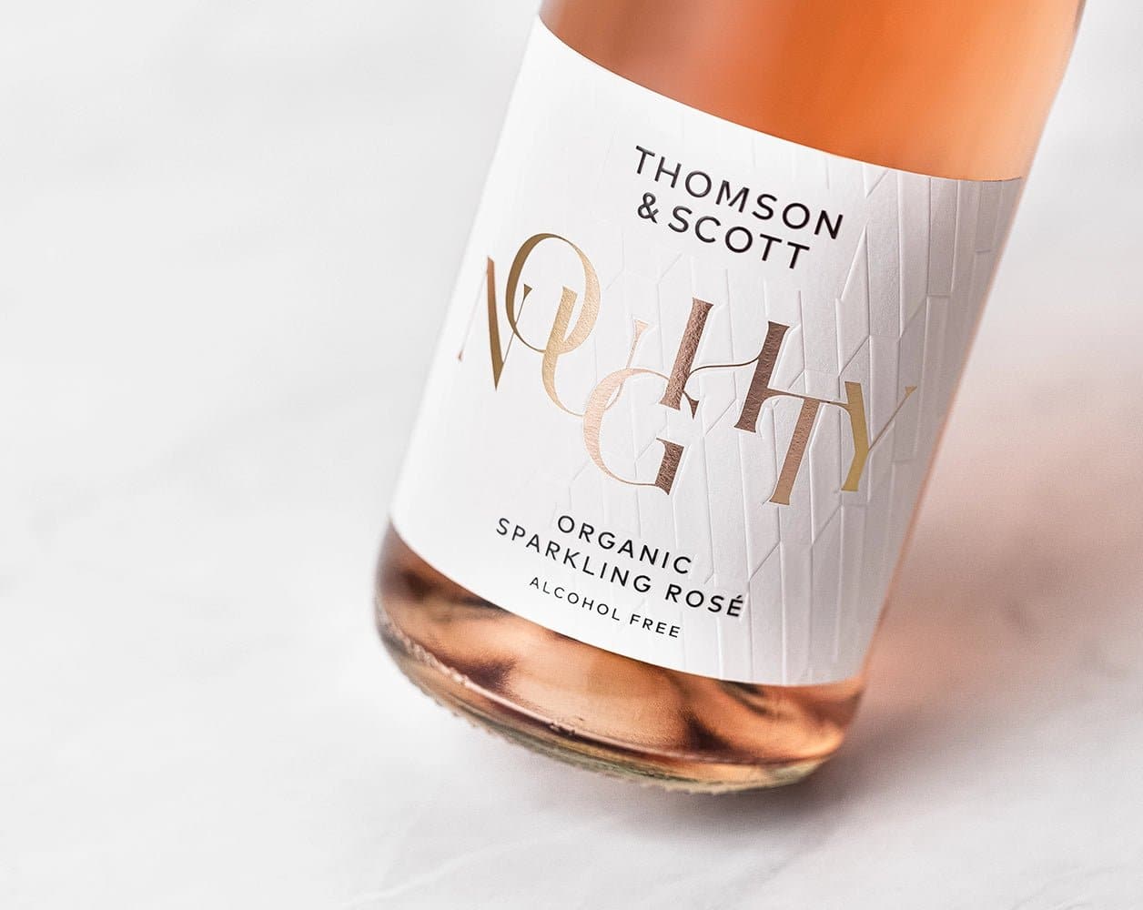 Thomson & Scott Noughty Non - Alcoholic Sparkling Rosé 75cl 0.0% ABV - IMP & MAKER