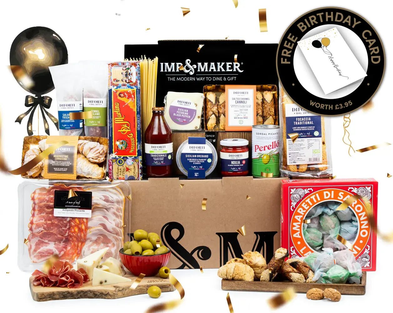 Ultimate Birthday Italian Food Hamper - IMP & MAKER