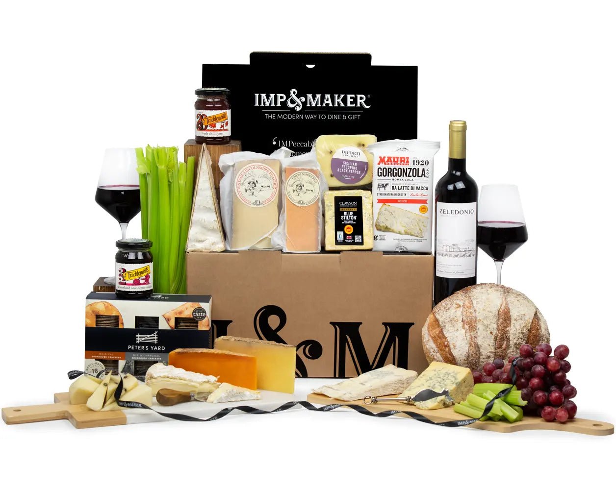 Ultimate Cheese & Wine Lovers Gift Hamper - IMP & MAKERIMP & MAKERIMP010