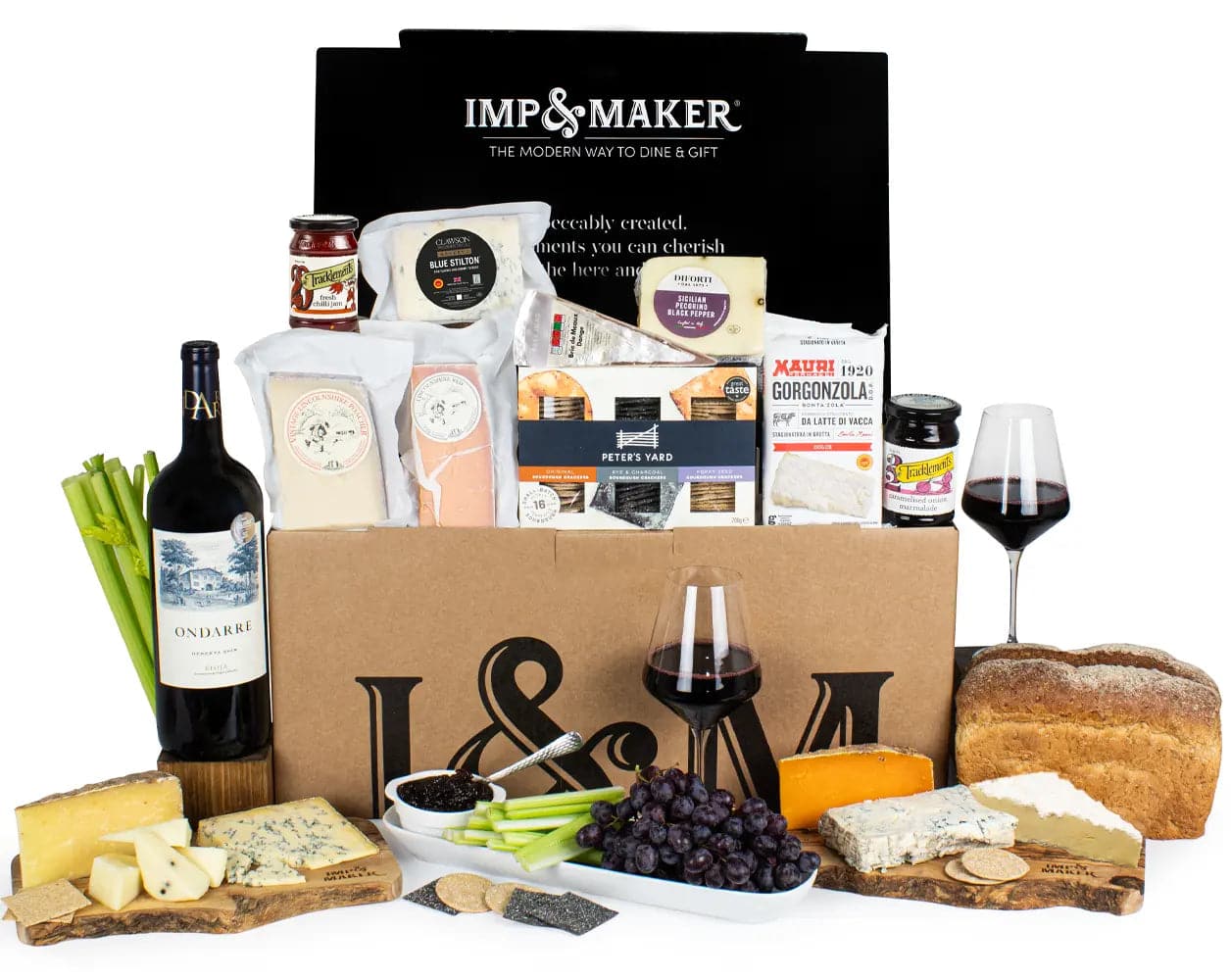 Ultimate Cheese & Wine Lovers Hamper - IMP & MAKER