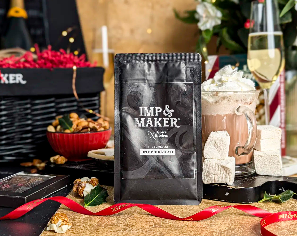 Ultimate Christmas Champagne Movie Night Gift Hamper | IMP & MAKER