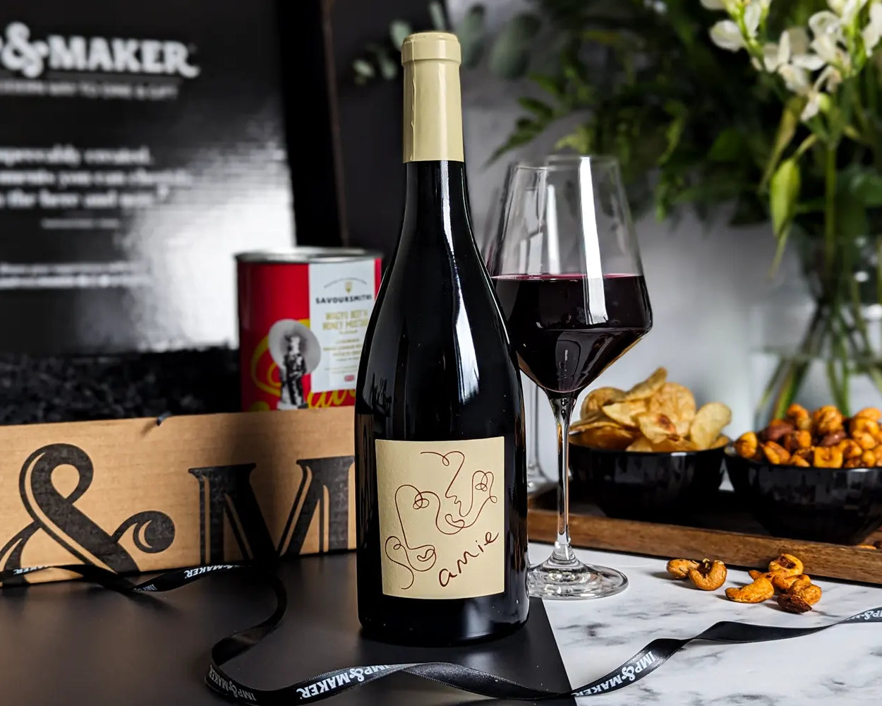 Vegan Wine & Treat Box - IMP & MAKER