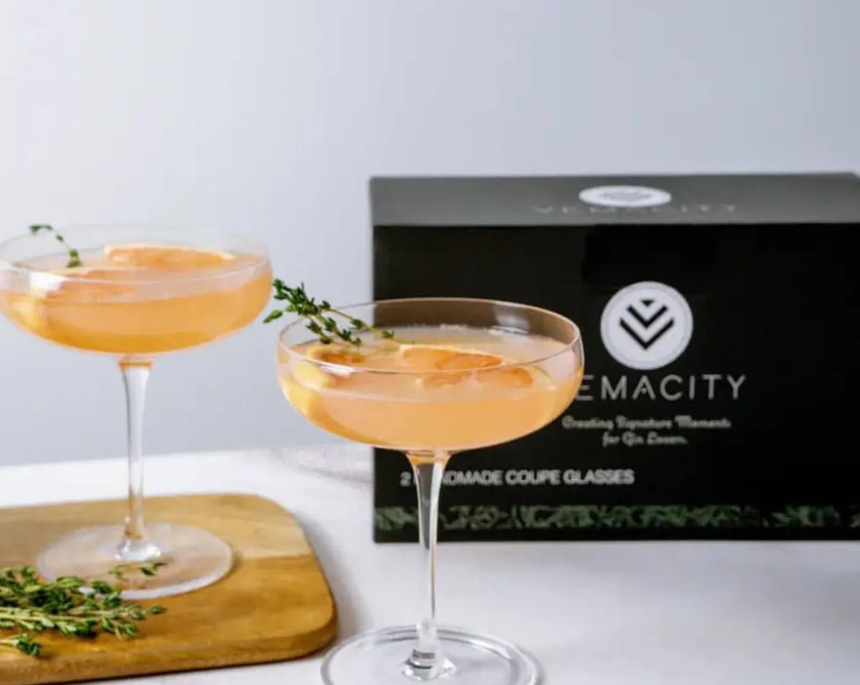 Vemacity Coupe Cocktail & Champagne Glasses - IMP & MAKER