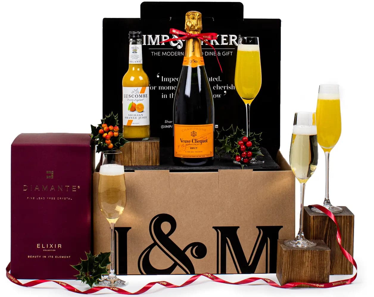 Veuve Clicquot Champagne Bucks Fizz Gift Hamper - IMP & MAKERIMP & MAKERXMAS9