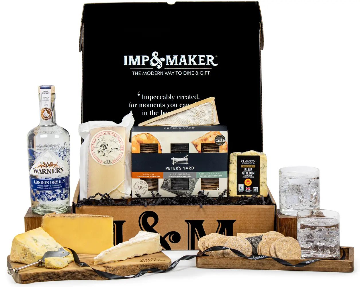 Warner's Gin & Cheese Lovers Gift Hamper - IMP & MAKERIMP & MAKERIMP190