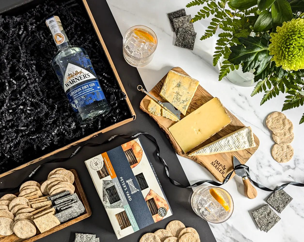 Warner's Gin & Cheese Lovers Gift Hamper - IMP & MAKERIMP & MAKERIMP190