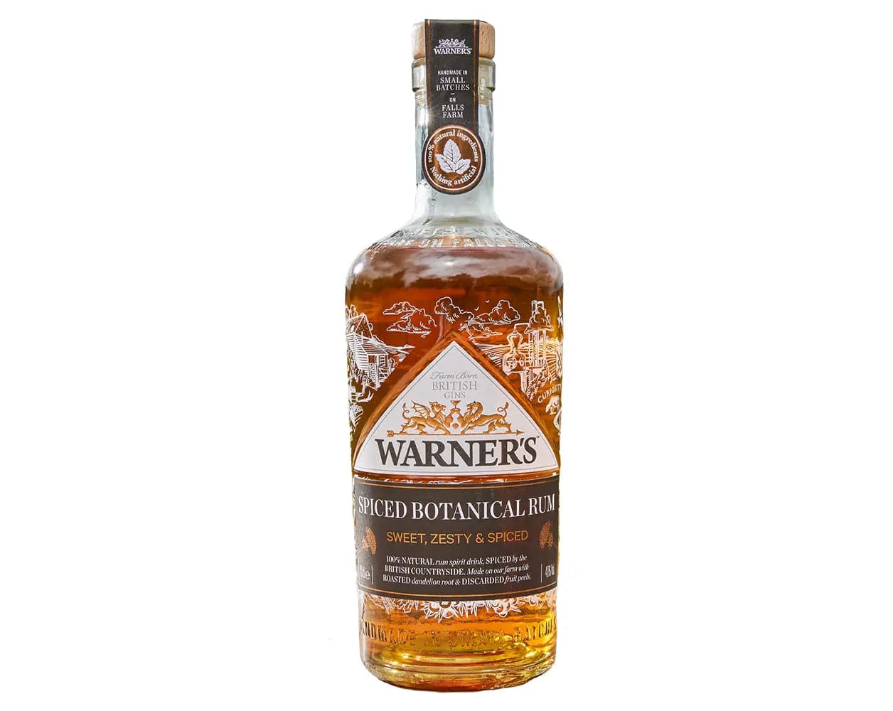 Warner's Spiced Botanical Rum 70cl 43% ABV - IMP & MAKER