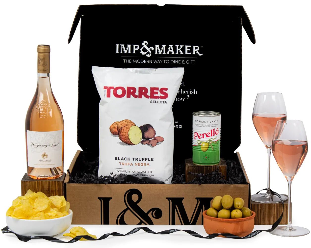 Whispering Angel Girl Dinner Supper Club Gift Hamper - IMP & MAKERIMP & MAKERIMP903