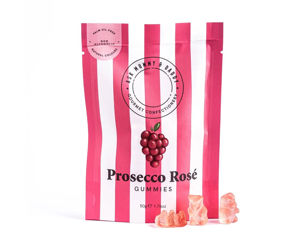 Ask Mummy & Daddy Prosecco Rosé Gummies 50g - IMP & MAKER