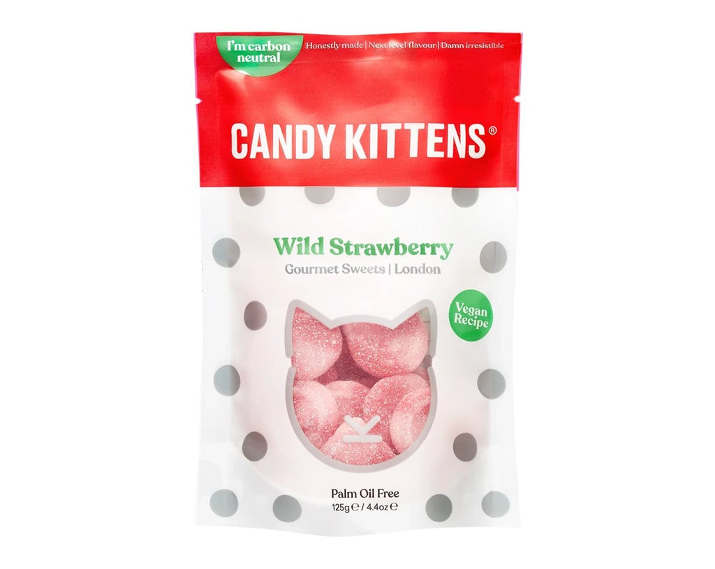 Candy Kittens Wild Strawberry Bag 140g - IMP & MAKER