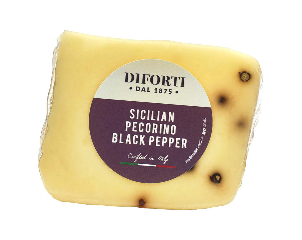 Diforti Sicilian Pecorino With Black Pepper 200g - IMP & MAKER