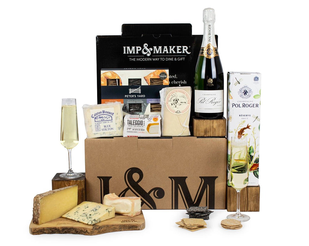 Pol Roger Champagne & Cheese Hamper - IMP & MAKER