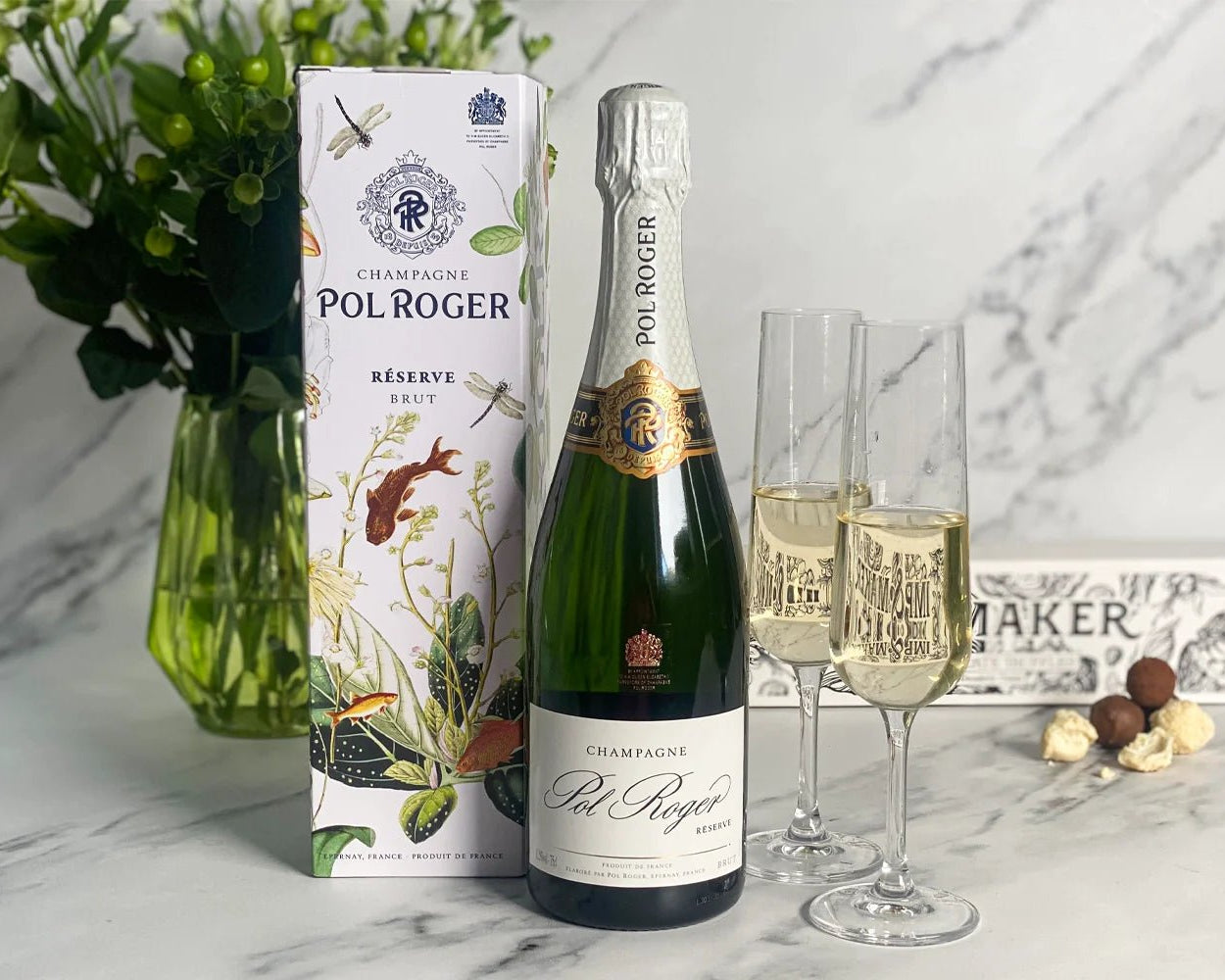 Pol Roger Champagne & Chocolate Gift Set - IMP & MAKER